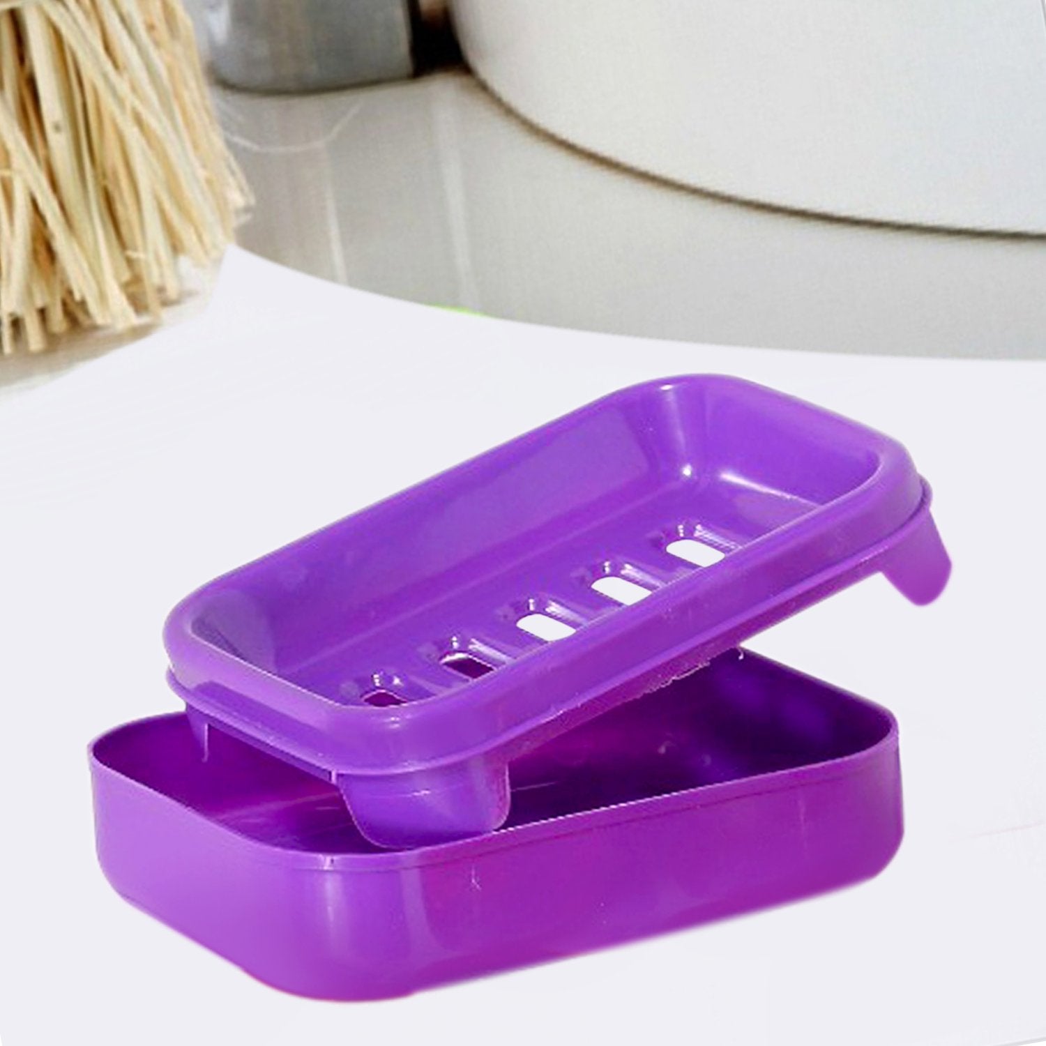 1128 Covered Soap keeping Plastic Case for Bathroom use - SkyShopy 1128 Covered Soap keeping Plastic Case for Bathroom use - SkyShopy
